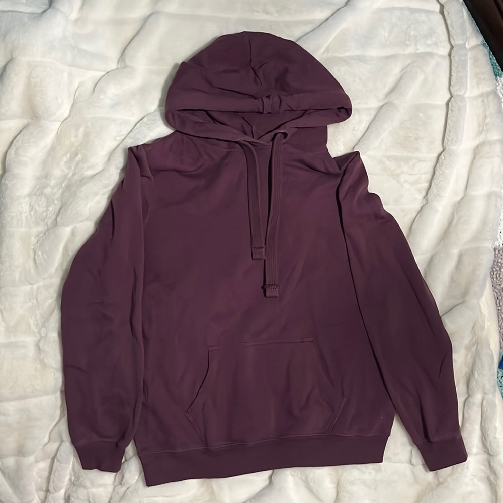 Burgundy hoodie